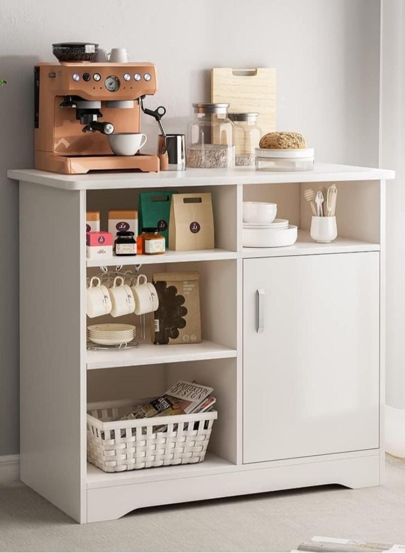 إكسبرت خزانة قهوة مع مساحة تخزين بوفيه جانبية عصرية درج كونسول  كبيرة لغرفة المعيشة أو المكتب EI-209 - Image 2